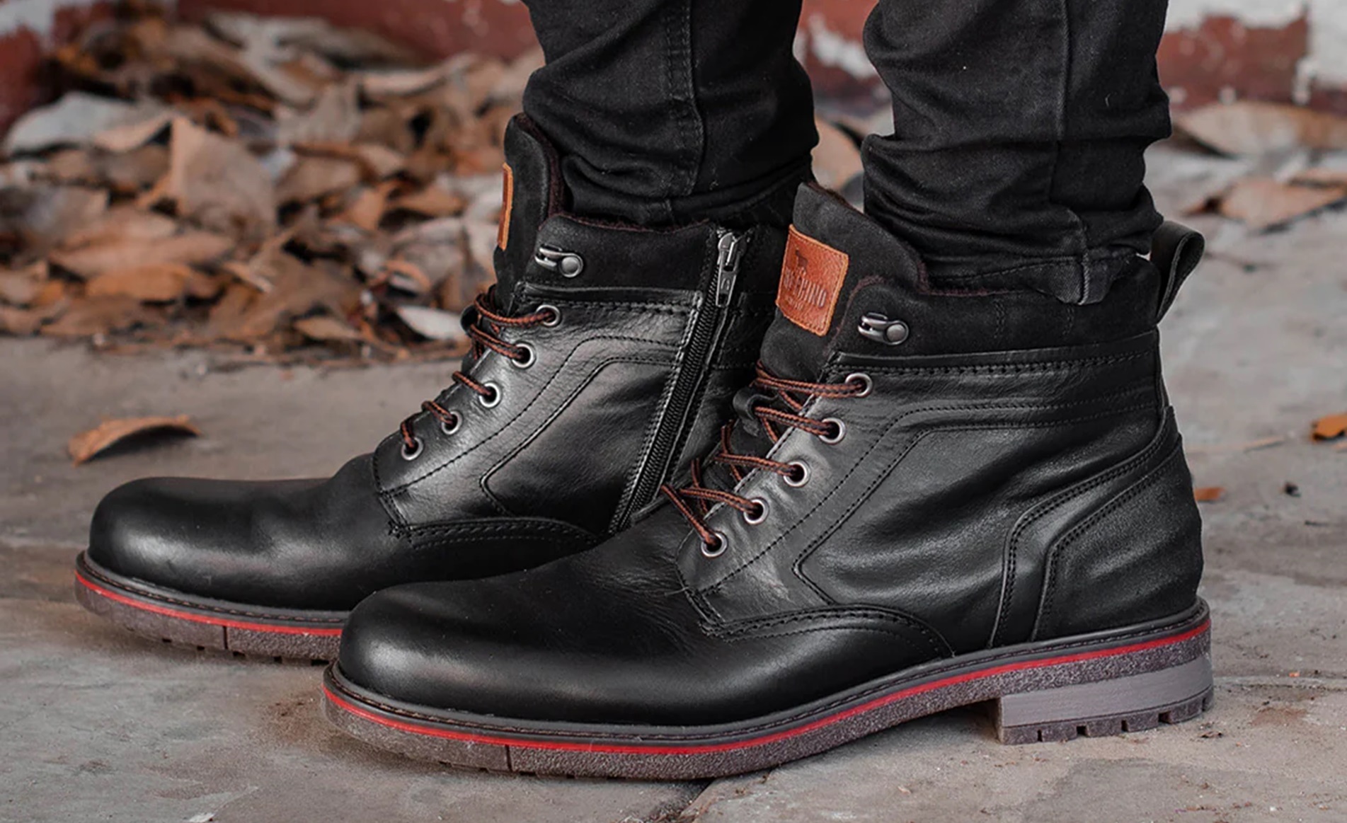 Time to Re-Boot: How to Buy & Style Black Lace-Up Boots for Men ...
