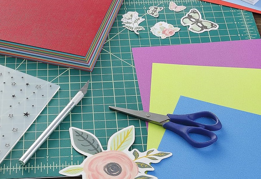 cardstock paper and supplies for crafting